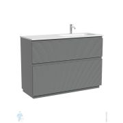 Тумба под раковину Sancos Folk Floor FL120FRES 1190х445х850 напольная, правая, 2 ящика, Ergraut soft