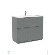 Тумба под раковину Sancos Folk Floor FL100FES 995х445х850 напольная, с 2-мя ящиками, Ergraut soft