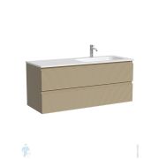 Тумба под раковину Sancos Folk FL120RCP 1190х445х500 подвесная, правая, 2 ящика, цвет: Капучино