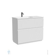 Тумба под раковину Sancos Folk Floor FL100FLW 995х445х850 напольная, левая, 2 ящика, цвет: Bianco