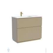 Тумба под раковину Sancos Folk Floor FL100FLC 995х445х850 напольная, левая, 2 ящика, цвет: Капучино