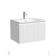 Тумба под раковину Sancos Code CD60W 590х453х400 подвесная, c 1-им ящиком, цвет: Белый