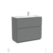 Тумба под раковину Sancos Folk Floor FL100FRES 995х445х850 напольная, правая, 2 ящика, Ergraut soft