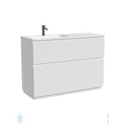 Тумба под раковину Sancos Folk Floor FL120FLW 1190х445х850 напольная, левая, 2 ящика, цвет: Bianco