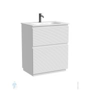 Тумба под раковину Sancos Folk Floor FL70FW 690х445х850 напольная, с 2-мя ящиками, цвет: Bianco