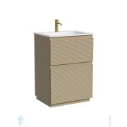 Тумба под раковину Sancos Folk Floor FL60FCP 590х445х850 напольная, с 2-мя ящиками, цвет: Капучино