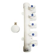 Коллектор MeerPlast 32х20 (2 вых.) с воздухоотводчиком синий