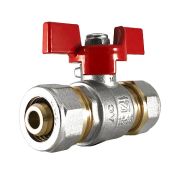 Кран шаровой STI обжимной 16