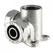 Тройник STI обжим с креплением (водорозетка) с ВР 16х½