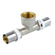 Тройник STI пресс с ВР 16х½