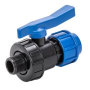 Кран шаровой ПНД разъёмный НР 32х1