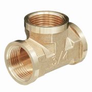 Тройник латунный 20 В-В-В