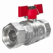 Кран шаровой STI накидная гайка 20 (для котлов)