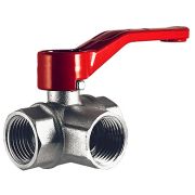 Кран шаровой STI трехходовой тип Т 15