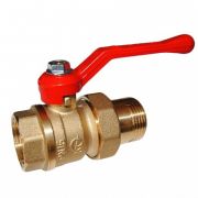 Кран шаровой Галлоп Стандарт 222 накидная гайка с полусгоном рычаг 25