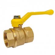 Кран шаровой газовый Галлоп Стандарт 220 ГГ рычаг 25