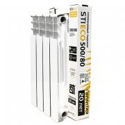 Алюминиевый радиатор STI ECO RUS AL 500/80 4 сек.