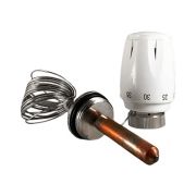 Термостатическая головка H-01 М30x1,5 с погружным датчиком и заглушкой