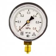 Манометр радиальный МТ 63П 0,6МПа (метрическая резьба - М12х1.5)