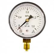 Манометр радиальный МТ 63П 1,6МПа (метрическая резьба - М12х1.5)