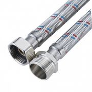 Гибкая подводка для воды (нерж. сталь) ГШ 1/2