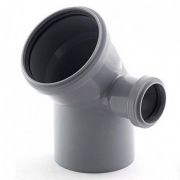 Отвод ПП 110 (45°) с правым выходом 50 Политэк