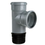 Тройник с восстановителем раструба ПП 110х110 (90°) Политэк