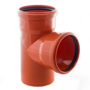 Тройник наружный 160х160х90° Политэк