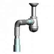 S0515 Сифон для кухни малый 1½